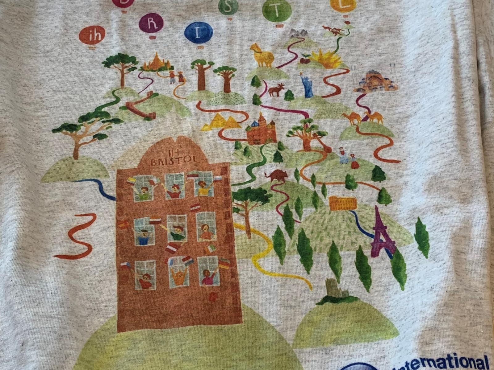 Individual t-shirt with colours