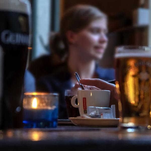 lady drinking