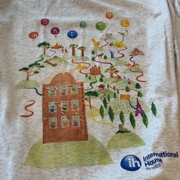 Individual t-shirt with colours