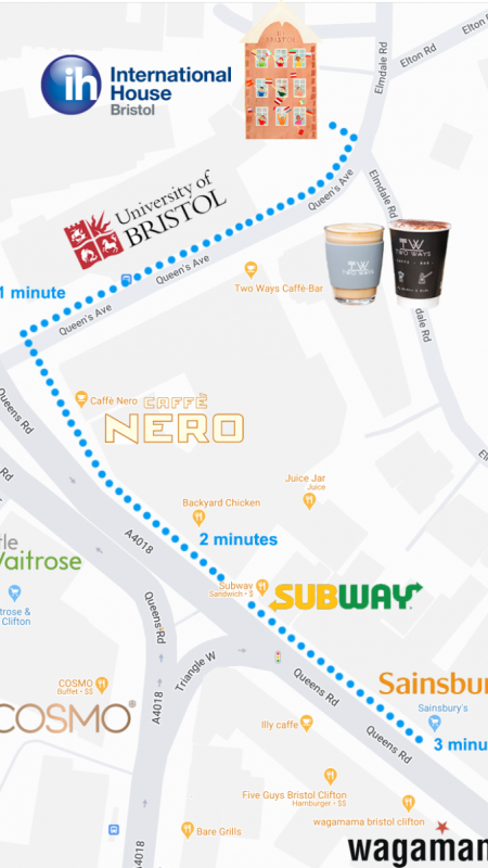 IH Bristol Queens Avenue and nearby places